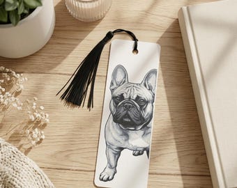 French Bulldog Bookmark: 3D Raised Art / Dog Mom Keepsake Gift