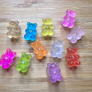 Glowing Gummy Bear Shoe Charms