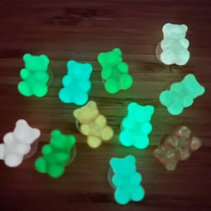 Glowing Gummy Bear Shoe Charms image 2