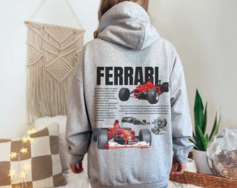 Scuderia Ferrari Hoodie, Retro Style Ferrari, Vintage Ferrari, Scuderia Ferrari, Tifosi, Leclerc, Sainz, SF24, Engine, Formula One