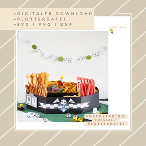 Arquivo plotter lanche estádio - o destaque para sua festa de futebol - SVG, PNG, DXF