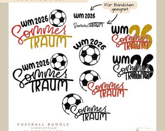 サッカーSVGプロッターファイルバンドル - ドイツ - DIYプロジェクトやサッカーパーティーの装飾に最適！ - サッカークリップアートPNG