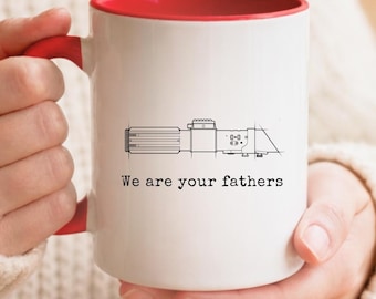 Wir sind deine Väter Becher, Kaffeetasse zwei Väter, Sci-Fi Parodie, LGBTQ Pride Geschenk