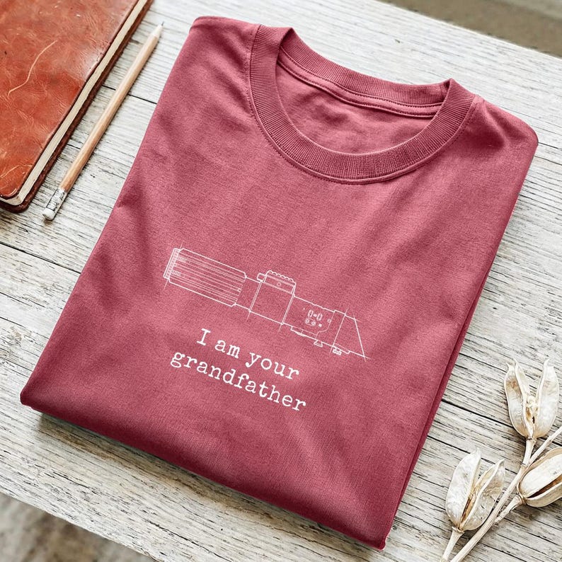 Camiseta "Soy tu abuelo", divertida camiseta de abuelo de ciencia ficción, parodia de Lord Sith, regalo de sable de luz, inspirada en Vader Watermelon