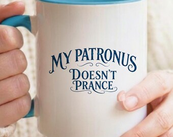 Zaubererkatzenbecher, magische Buchliebhaber-Kaffeetasse, Hermine inspiriertes Patronus Geschenk