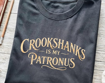 Crookshanks Patronus Katzenliebhaber T-Shirt, Hermine Granger Fan Geschenk