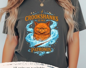 Krummbein ist mein Patronus, Harry Potter Katzenliebhaber-T-Shirt, Hermine Granger Geschenk, magisches Haustier-T-Shirt
