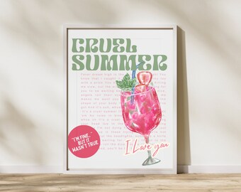 Cruel Summer Digital Print