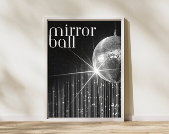 Mirrorball Lyric Digital Print