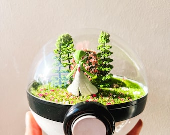 Special Edition Gardevoir Terrarium - Pokeball Environment/Terrarium/ Large