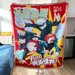 アニメブランケット織りタペストリー