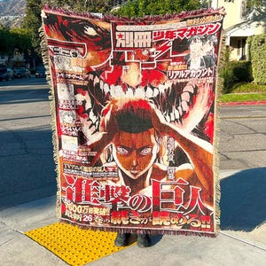 アニメタペストリーブランケット | 壁飾り用織りスロー | アニメルームセットアップのギフト