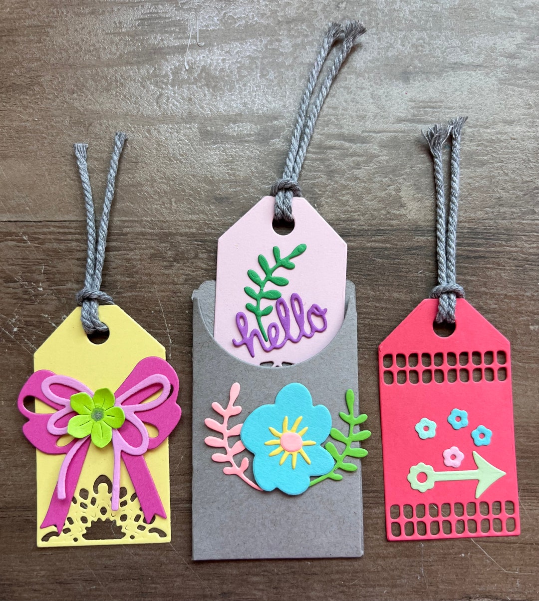 Blank Gift Tags With Cord, Card Making, Scrapbooking, Bookmark, Books ...