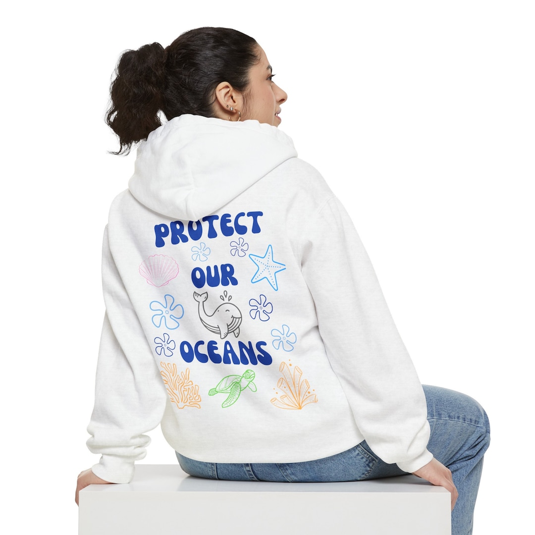 Ocean Bloom Men's Zipper Hoodie