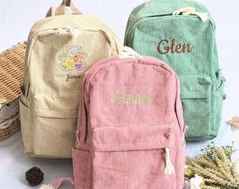 Personalized Kids Name Backpack，custom embroidered kids backpack，Personalized Embroidered School Bags for Kids and Toddlers，