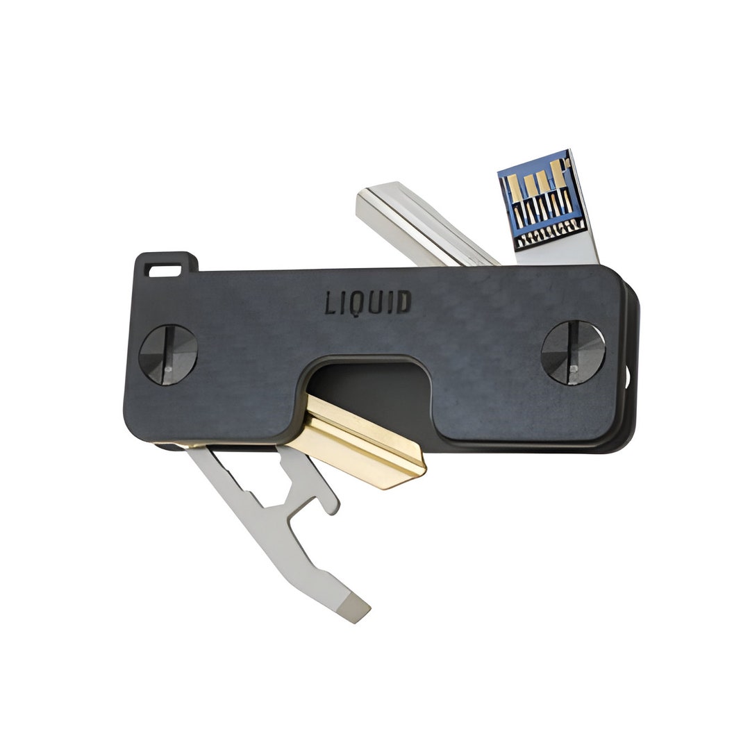 Carbon Fiber Key Organizer Multi Functional Keychain Corporate Gifts ...