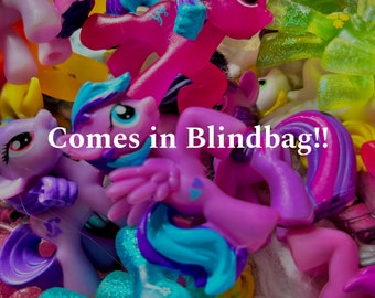 My Little Pony G4 Random, Blindbag, Brushables, Rare, MLP, Rarity, Fluttershy, Raindowdash, Applejack, Big Lot, Hasbro, Collector, PinkiePie