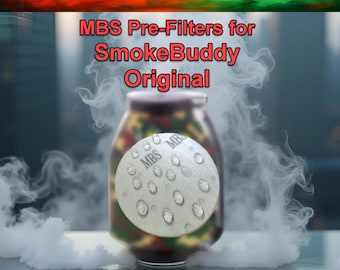 Pre-Filters for SMOKE BUDDY ORIGINAL by MyBuddySaver personal air filter