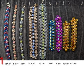 Premade Chainmail Bracelets