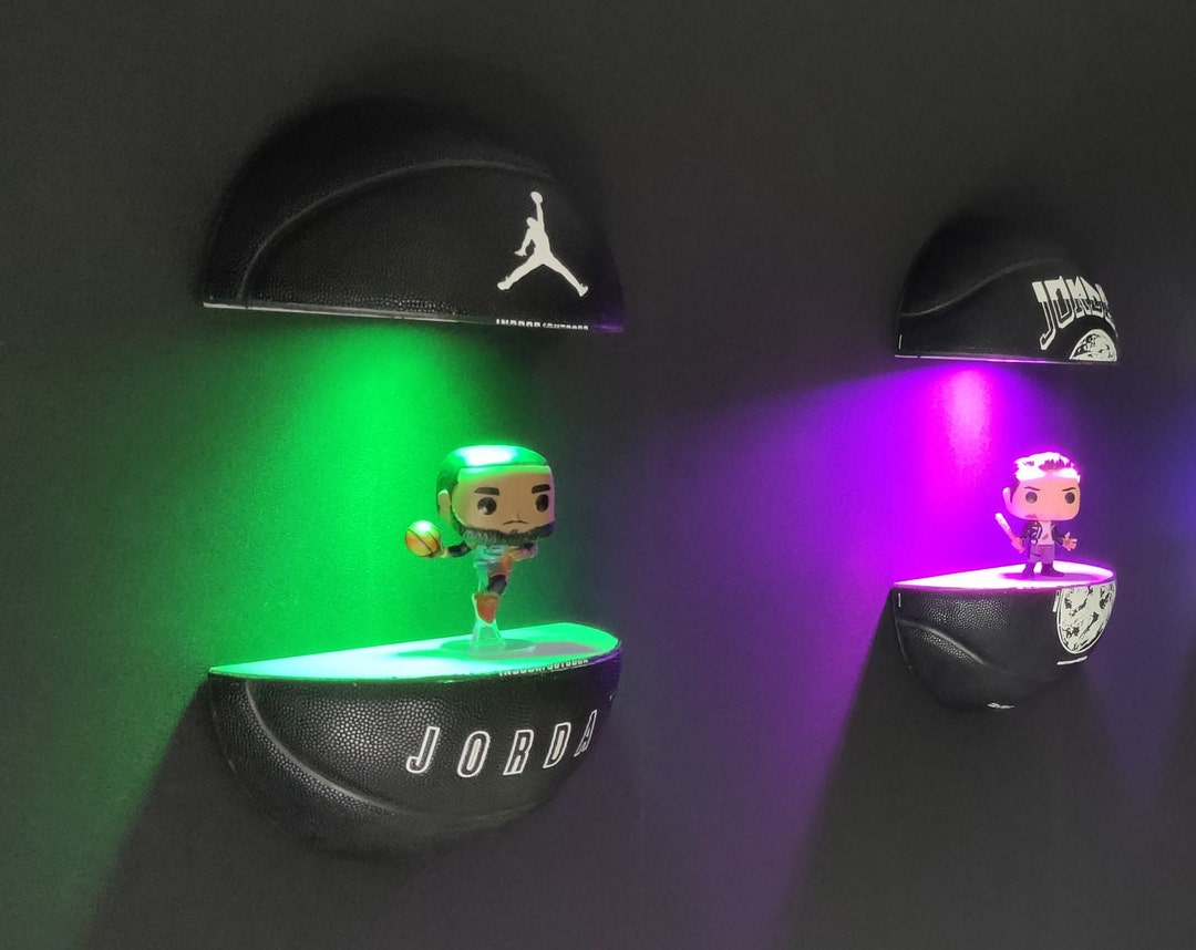 Led Frame Nba Wall Shelf Basketball Sport Led Decoration Nba Jordan Gift - Etsy