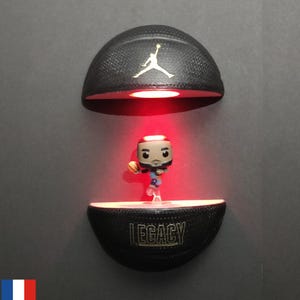 LED étagère murale basket sport  décoration NBA Jordan Legacy idée Cadeau Anniversaire Lakers, bulls