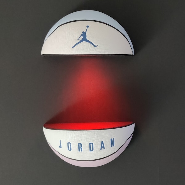 étagère murale basket sport led décoration nba jordan