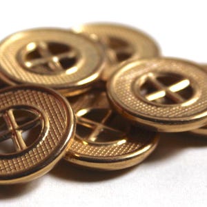 Gold Metal Buttons