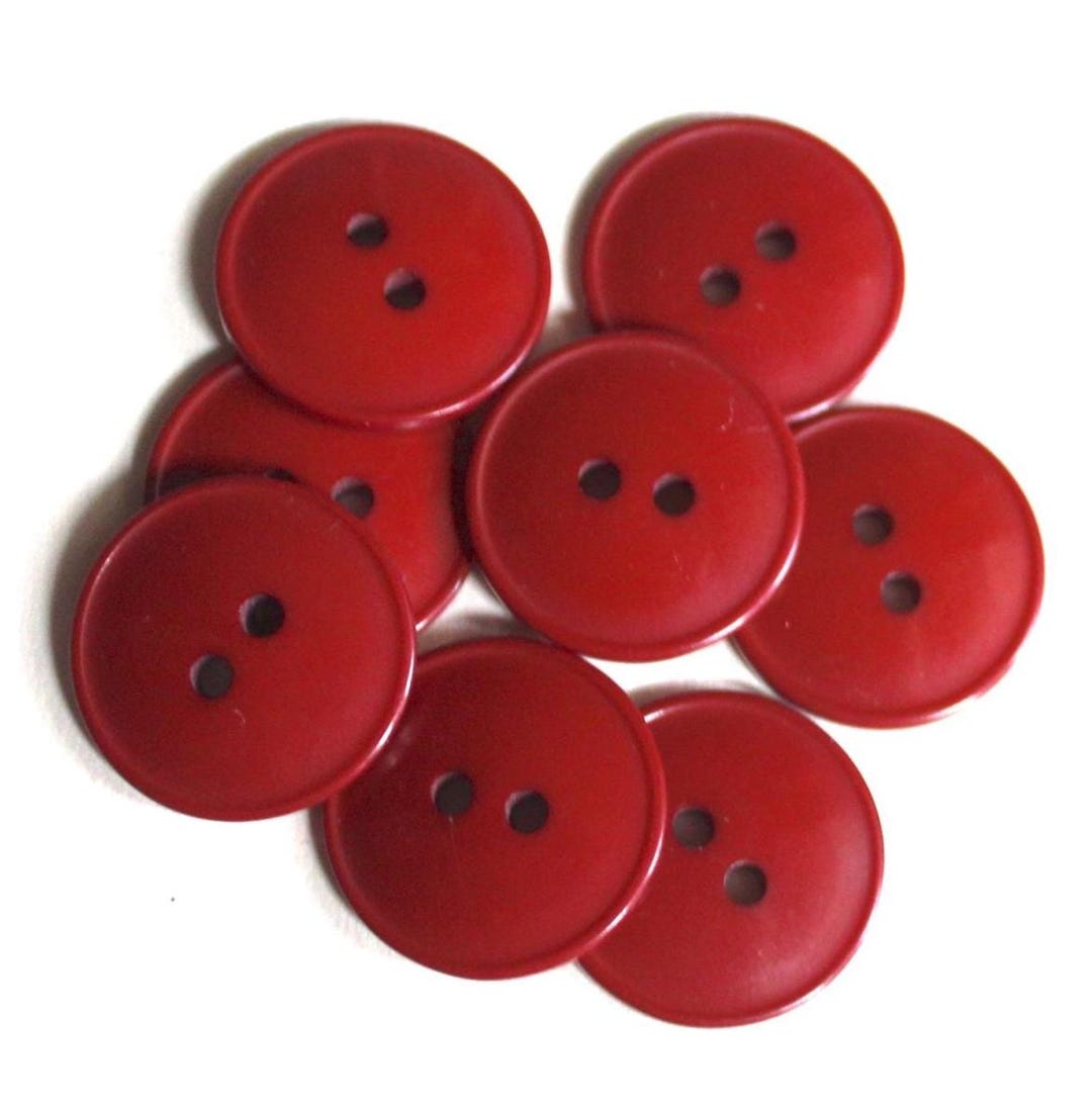 Brick Red Buttons - Etsy