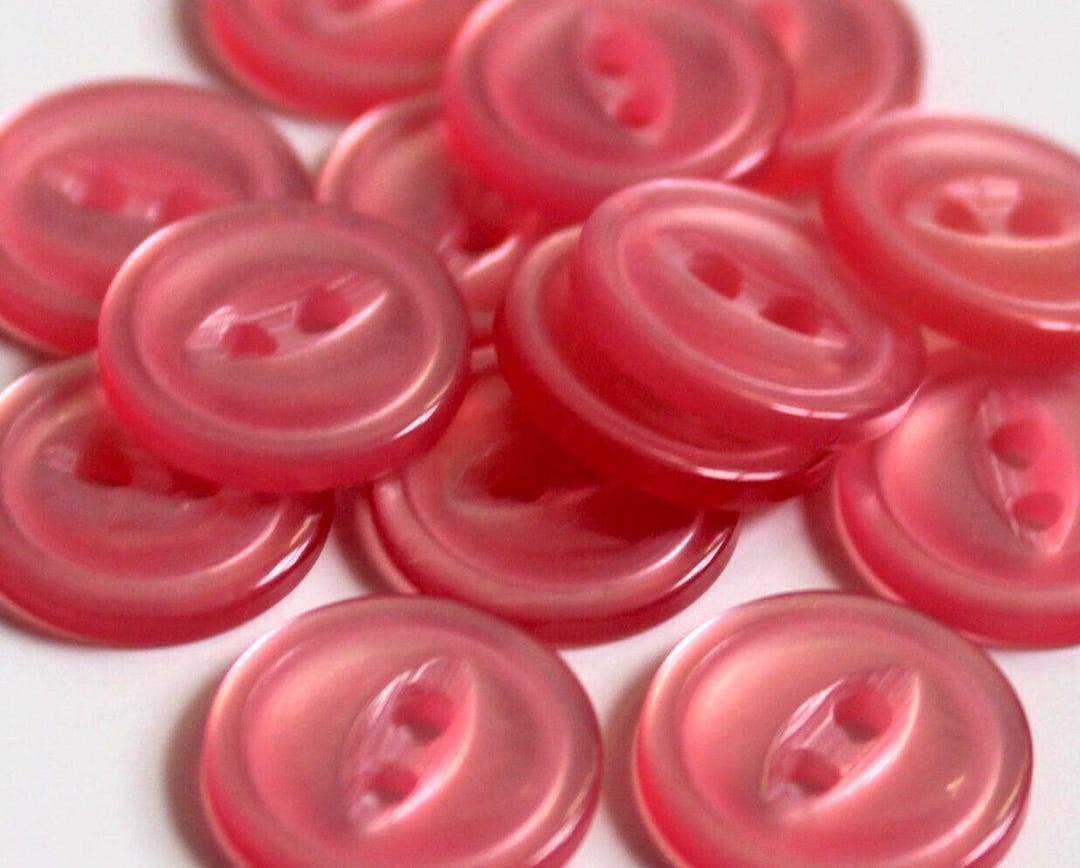 Vintage Pink Cat Eye Buttons - Etsy