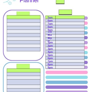 Unplanned Planner: Printable Inserts for Spontaneous Days - Daily ...