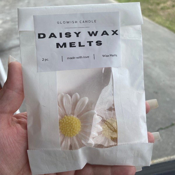 Daisy Wax Melt, Scented Wax Melts, Strong Wax Melts, Spring Candle
