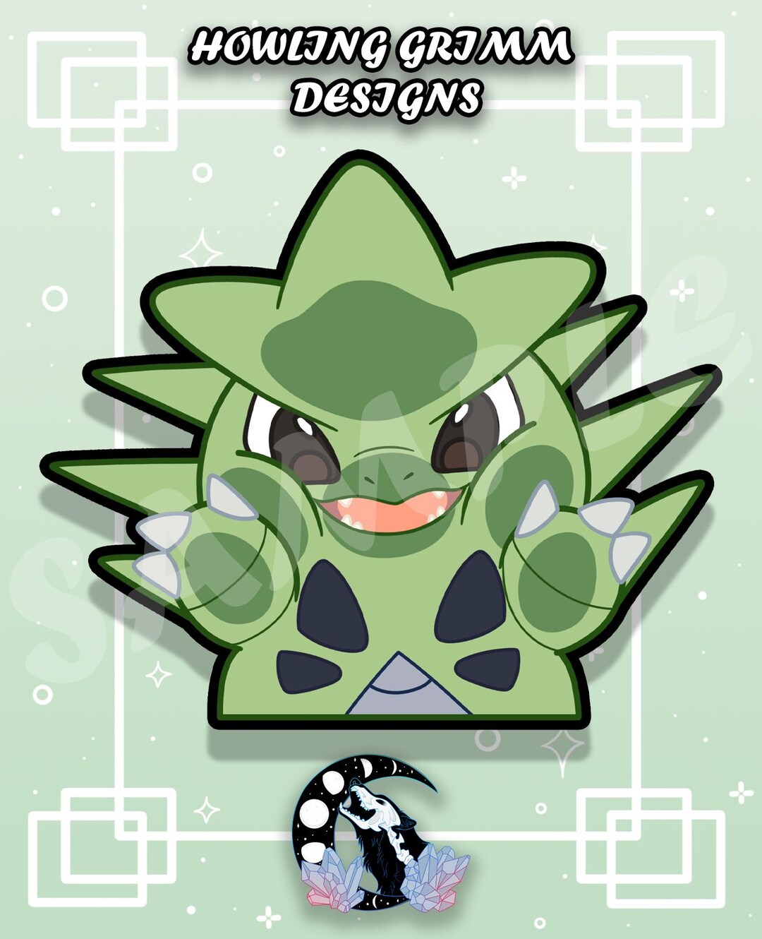 Tyranitar Decal - Etsy