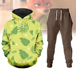 Halloween Nick Wilde Hoodie, Men Joggers, Disney Zootopia Cosplay Costume, Animal Kingdom Sweatshirt, Disneyland Shirt, Disneyworld Tee