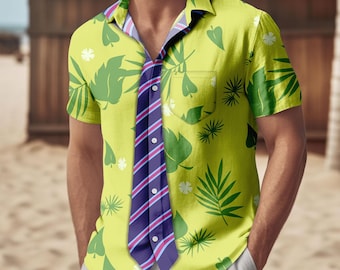 Halloween Nick Wilde Button Shirt, Men Shorts, Disney Zootopia Cosplay Costume, Animal Kingdom, Disney World, Disneyland Hawaiian Shirt