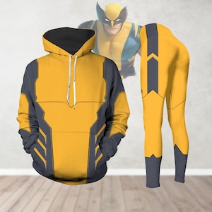 Wolverine Cosplay Costume, Wolverine Hoodie, Leggings For Women, Superhero Shirt, Logan Costume, Deadpool 3 Movie Shirt, Halloween Gift