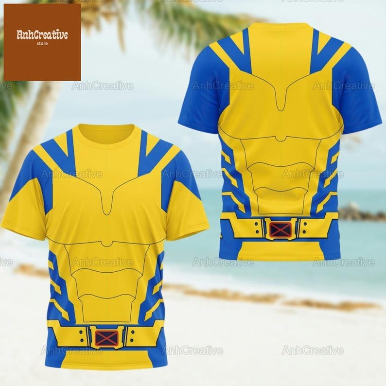 Wolverine Costume, Wolverine Shirt, Wolverine Sweatshirt, Wolverine Hoodie, Halloween Costume, Disney Wolverine Costume Cosplay Shirt