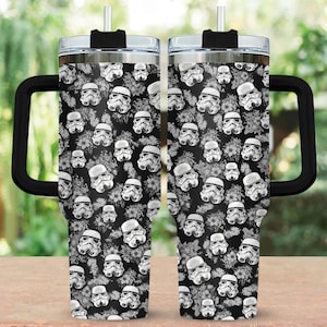 Stormtrooper Tumbler 40 Unze, Star Wars Becher, Disney Film Kaffeebecher, Edelstahlbecher, Star Wars Fans Geschenke