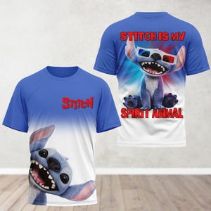 Stitch Shirt, Stitch Is My Spirit Animal Shirt, Lilo And Stitch Sweatshirt, Disney Movie Cartoon Hoodie, Disneyland Shirt, Disneyworld