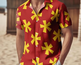 Chip und Dale Cosplay Kostüm, Halloween Cartoon Film Knopf Shirt, Hawaii Strand Shirt, Chip n Dale Hawaiian Shirt, Magic Kingdom Shirt