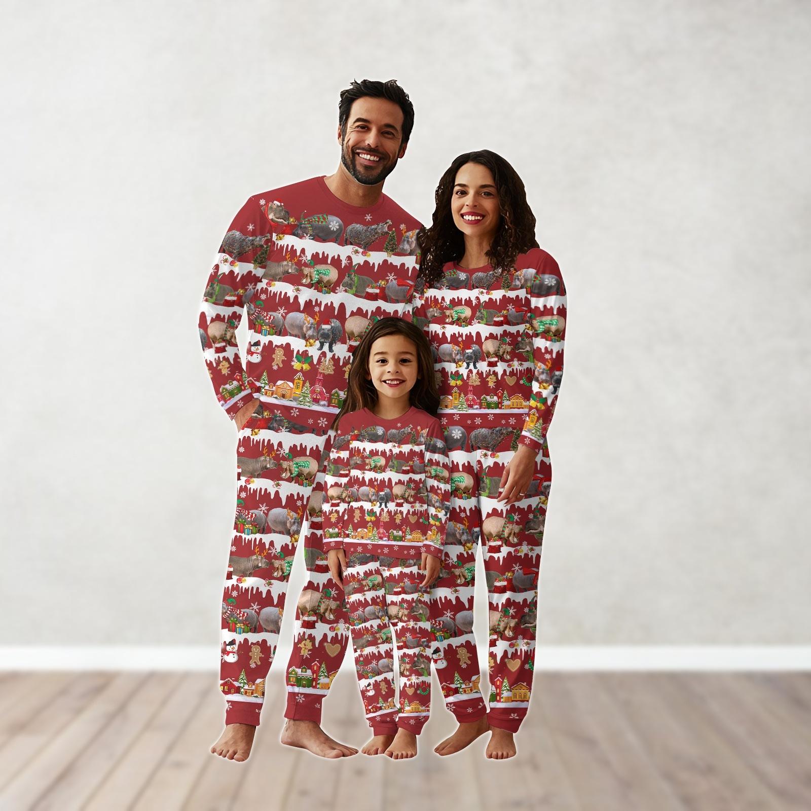 Hippo christmas pajamas new arrivals