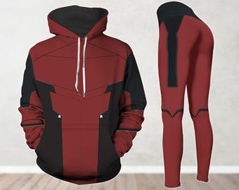 Deadpool Cosplay Costume, Deadpool Hoodie, Leggings For Women, Superhero Shirt, Deadpool Outfit, Wade Wilson Hoodie, Halloween Gifts