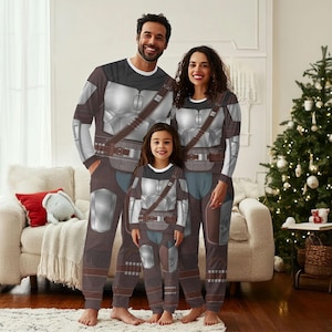 The Mandalorian Pajamas Set Mandalorian and Baby Yoda Pjs the Grogu Shirt Star Wars Characters Pj Set Pajamas for Party Yoda Tee Etsy