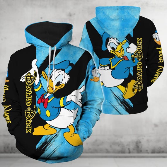 Personalized Donald Duck Hoodie and Leggings, Disney Donald Hoodie