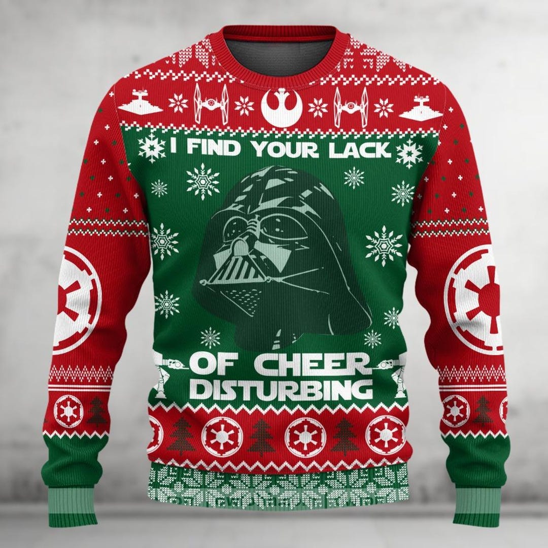 Sueter Feo Sueter NavideÃ±o Hombre Star Wars Star Wars Feliz