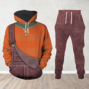 Ralph Wreck-It Ralph Costume Hoodie, Men Joggers, Disney Movie Sweatpants, Disney Halloween Cosplay, Halloween Costume For Men Women