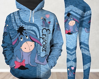 Custom Eeyore Hoodie And Leggings, Winnie Pooh Shirt, Disney Movie Cartoon Hoodie, Disneyworld Hoodie For Men Women, Disneyland Shirt