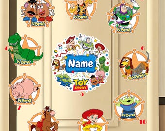 Imán personalizado de la película Toy Story 5, imán de Buzz Lightyear, Woody y Jessie de Lilypad, imán de Toy Story Land, tienes un amigo en mí