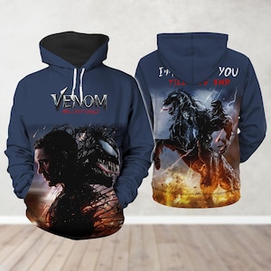 Venom The Last Dance T-Shirt, Venom Hoodie, Superhero Sweatshirt, I&#39;m With You Till The End Shirt, Movie Gift For Men Women Her Him