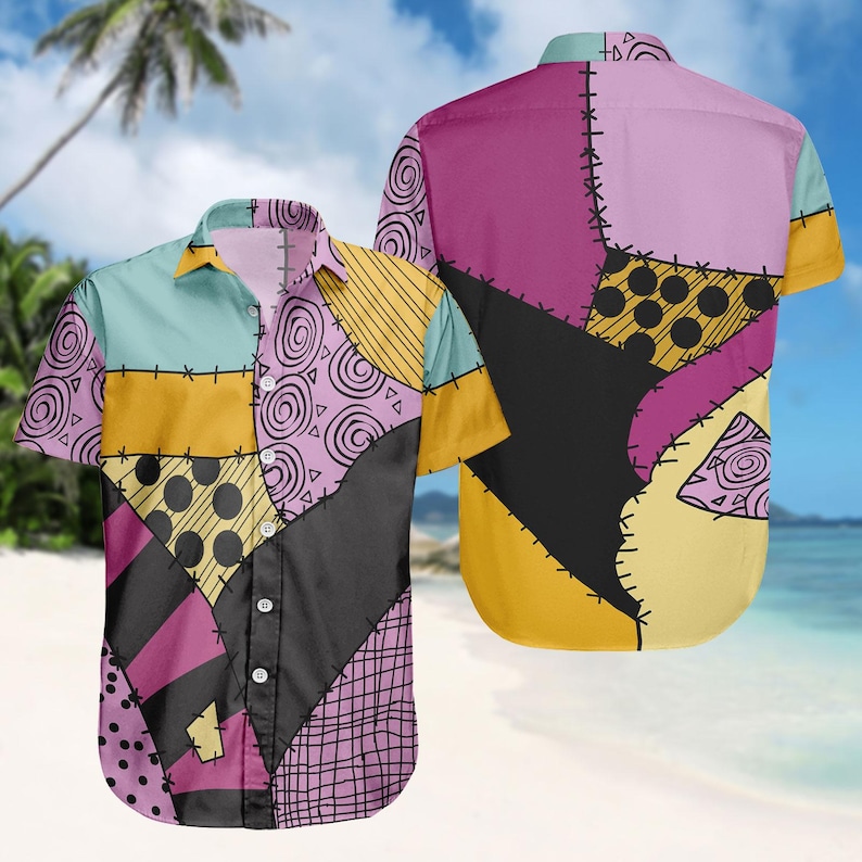 Sally Button Shirt, Unisex Shorts, Nightmare Before Christmas Costume, Disney Shirt, Magic Kingdom, Disney Costume Cosplay, Run Disney