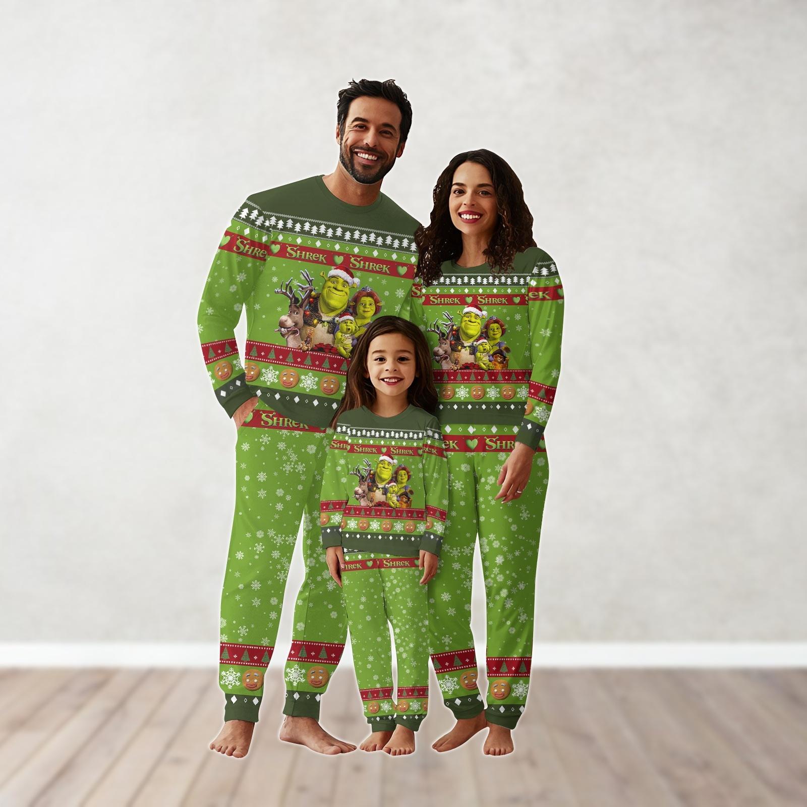 Shrek Pajamas Etsy UK